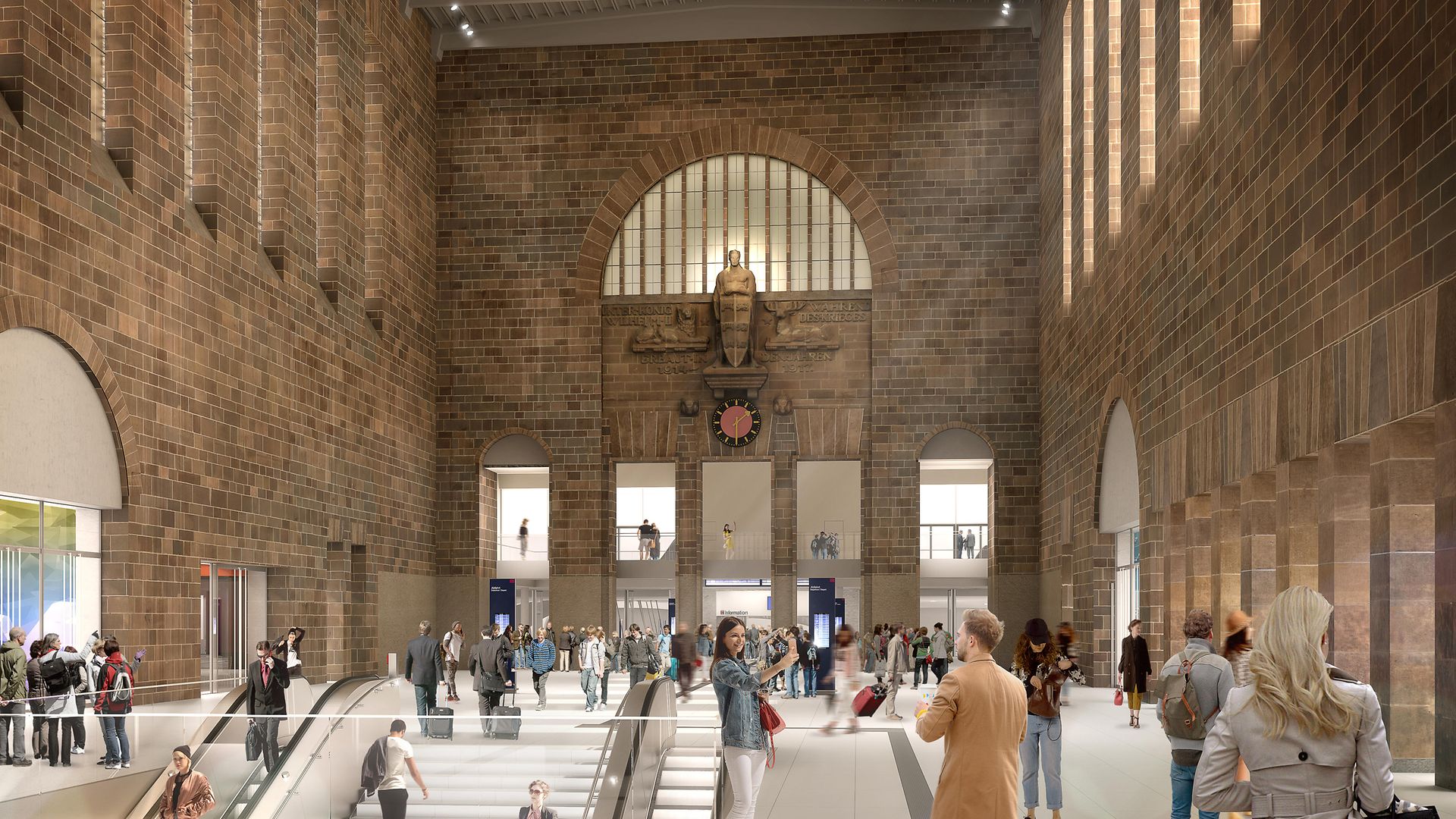 Visualisierung Wandelhalle Bonatzbau