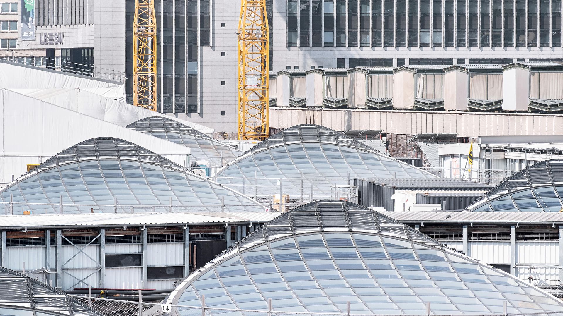 Lichtauge des künftigen Stuttgarter Hauptbahnhofs