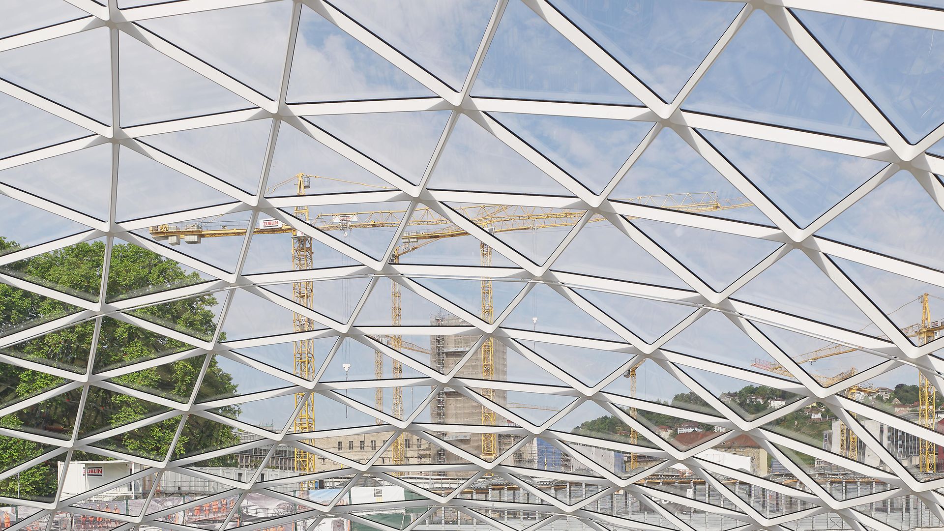 Eingang zum künftigen Stuttgarter Hauptbahnhof